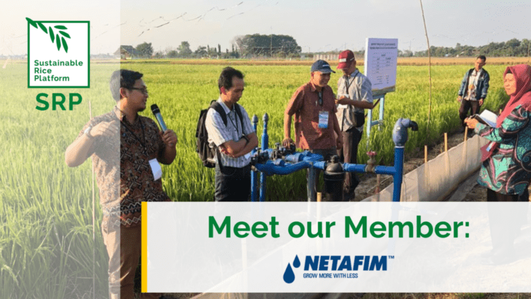 Netafim Rsa Meet our member: Netafim – Sustainable Rice Platform (SRP)