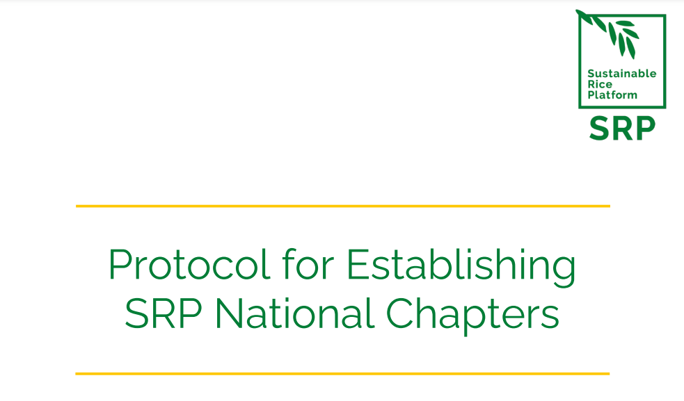 Protocol for Establishing SRP National Chapters