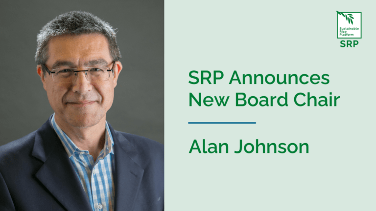 SRP Announces New Board Chair: Alan Johnson – Sustainable Rice Platform ...