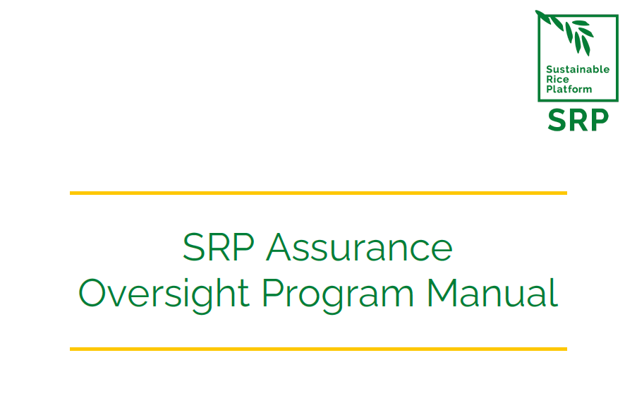 SRP Assurance
Oversight Program Manual